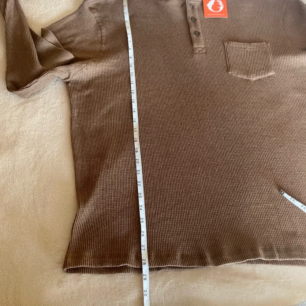 The American Outdoorsman Long Sleeve Button Waffle Shirt - Size XL - Picture 10 of 13